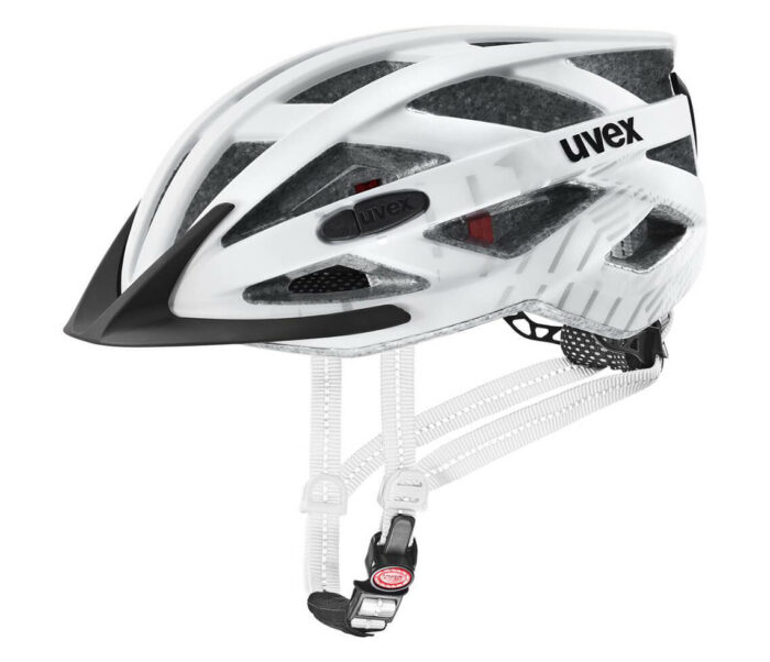 uvex city i-vo - white – black matt